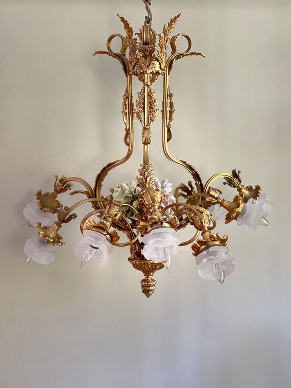 French bronze chandelier deals