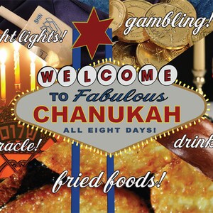 Carte Chanuka SINGLE + Enveloppe