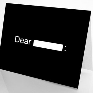 Caro Blank Breakup Card