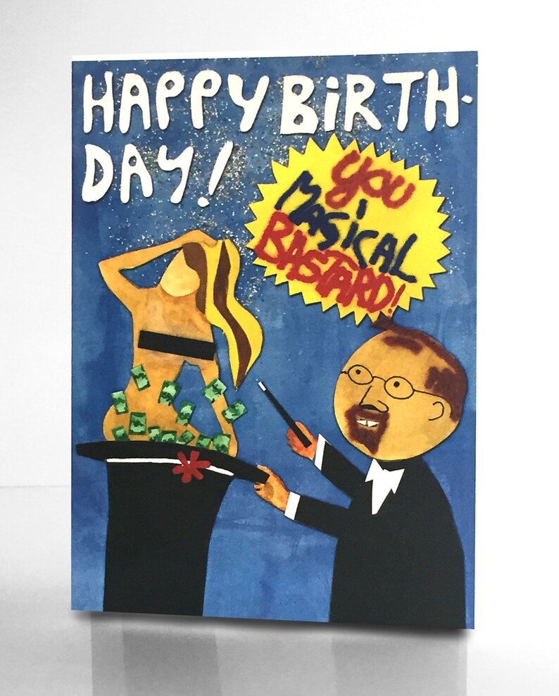 happy birthday you magical bastard etsy