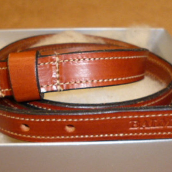 Hand Made Real Italian Leather Tan Brown Belt 20mm With Solid Buckle From our Balmoral Luxury Range All sizes to XXXL