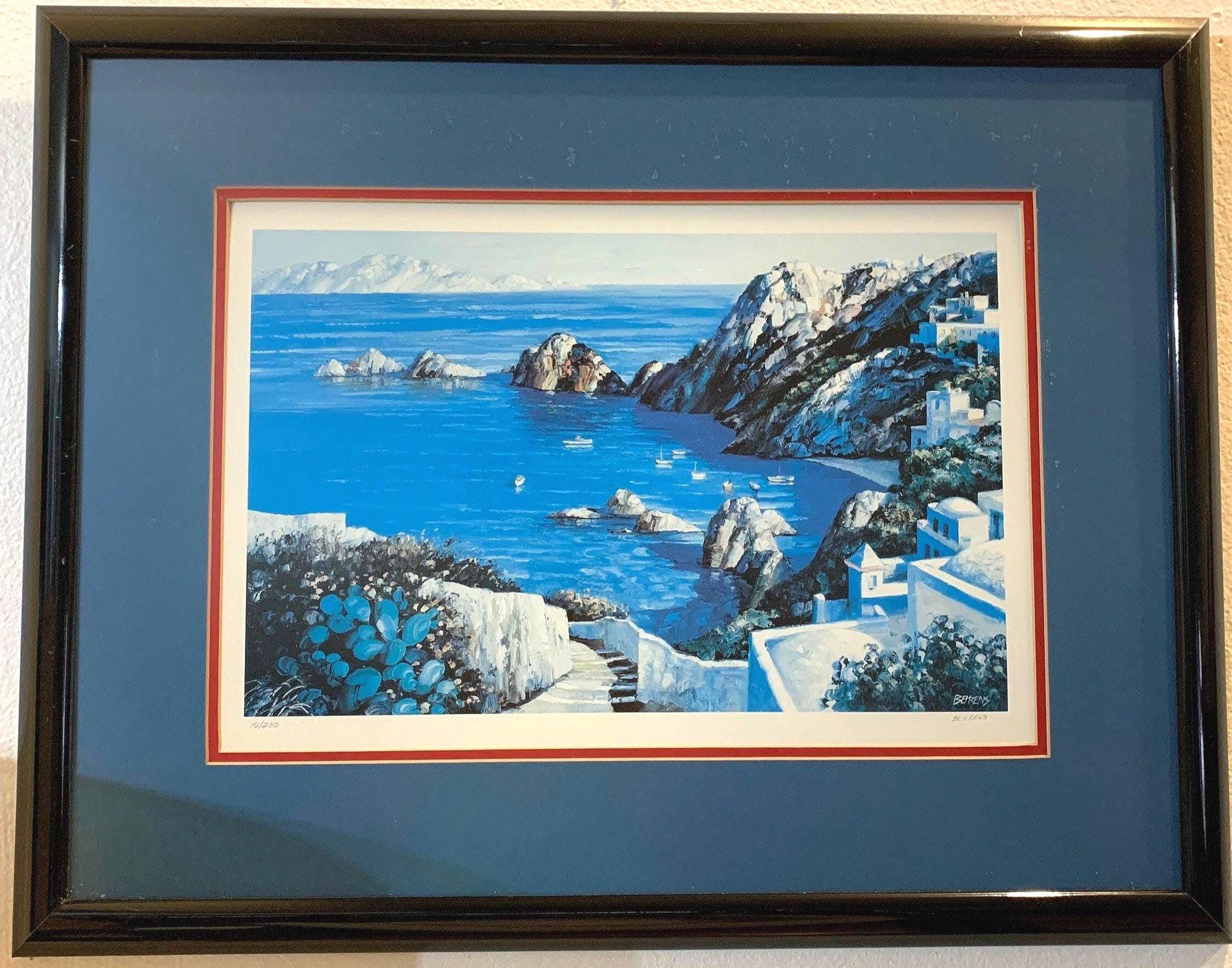 4-57　BEHRENS　絵画　ホワード・ベーレンス　サイン入り 4-57 BEHRENS 絵画 ホワード・ベーレンス サイン入り Howard