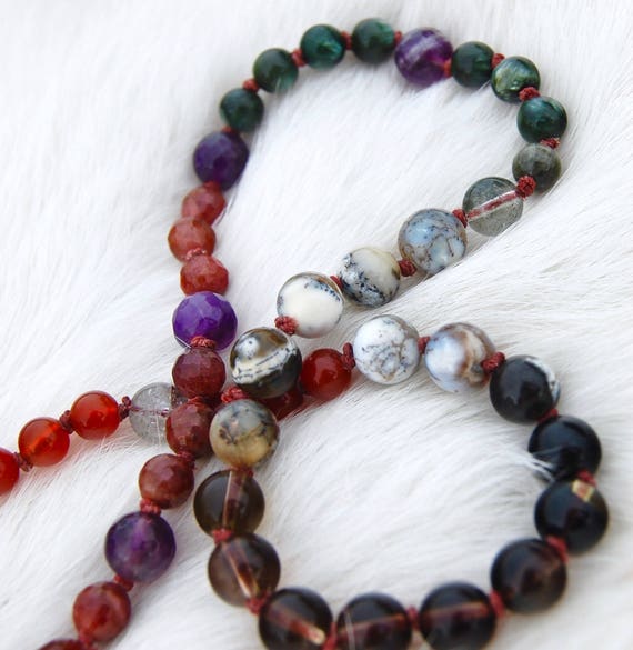 Psychic Protection...Crystalline Nectar Mala