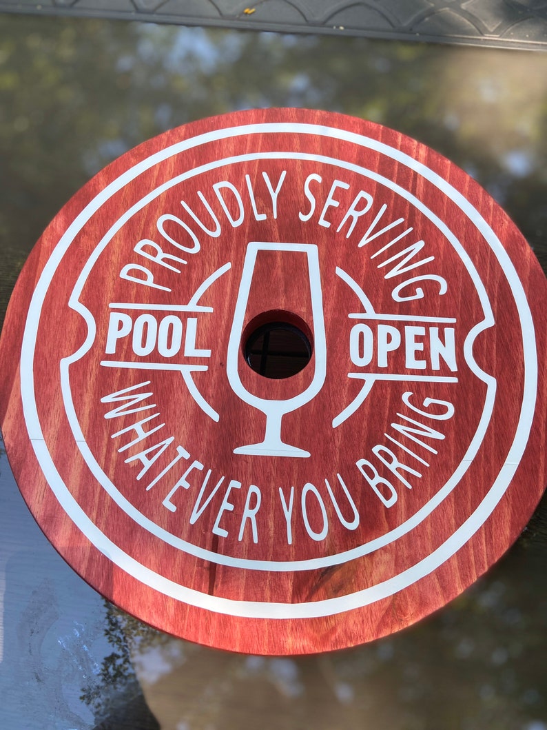 Outdoor Lazy Susan for Patio Table Bar Sign Turntable Custom Etsy