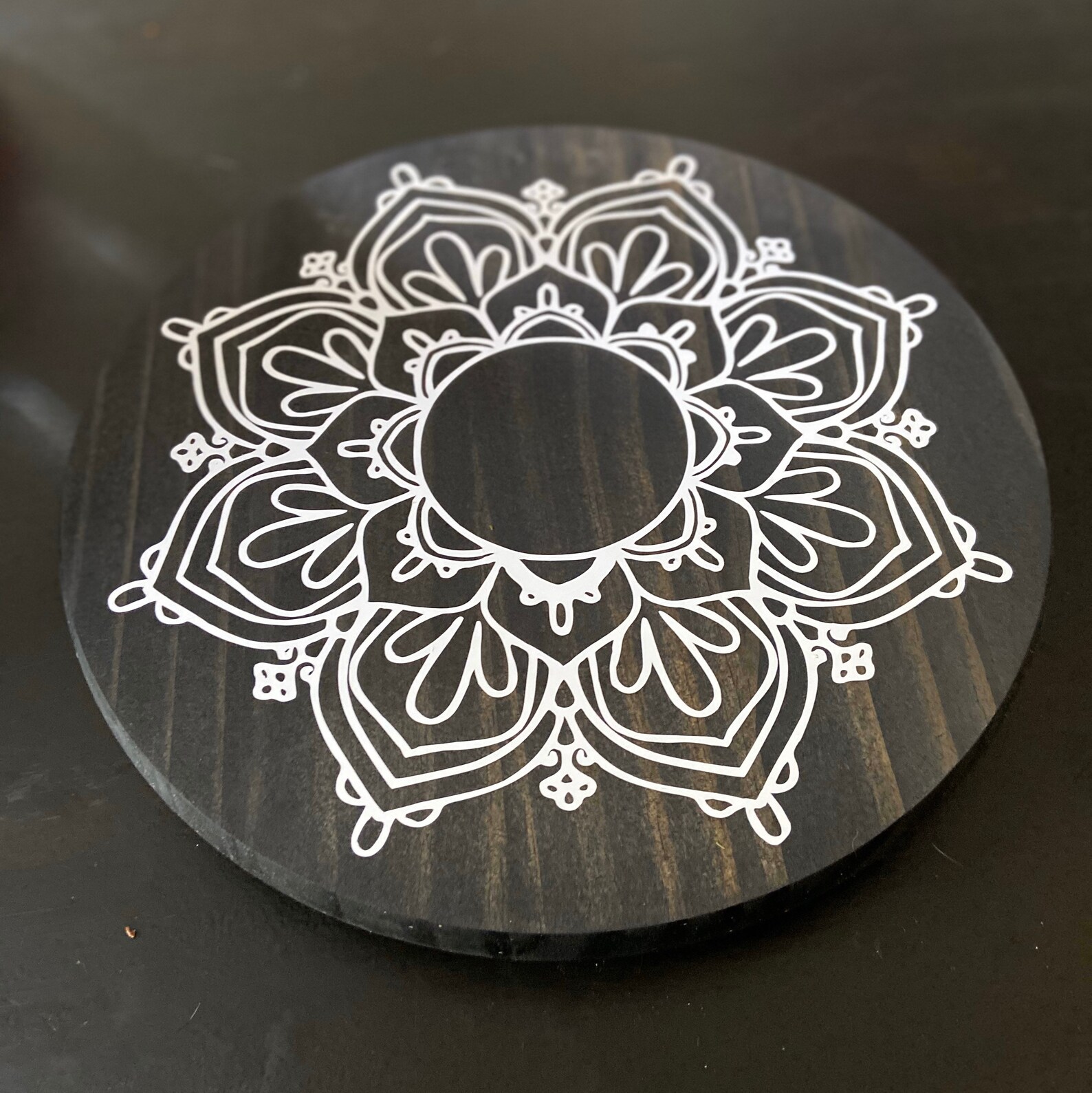 Large Wood Umbrella Lazy Susan for Patio Table - Etsy