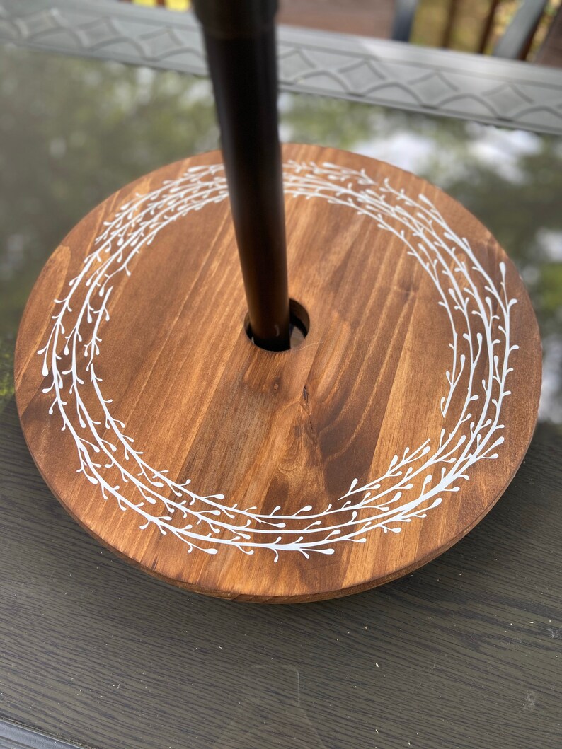 Umbrella Lazy Susan for Patio Table Etsy