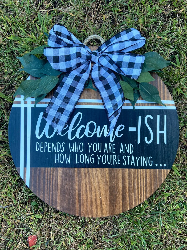 Door Sign Sign Door Hanger Funny Door Sign Etsy