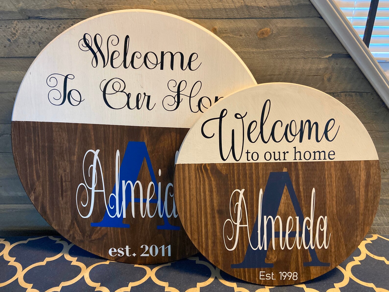 Personalized Family Name Welcome Sign - Etsy