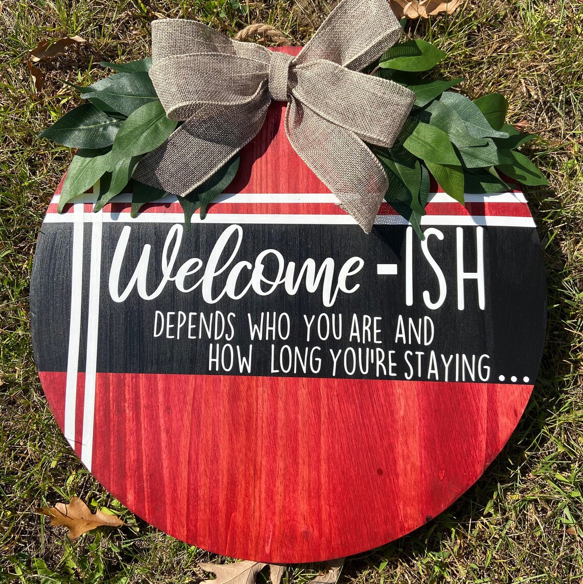 Door Sign Sign Door Hanger Funny Door Sign Etsy