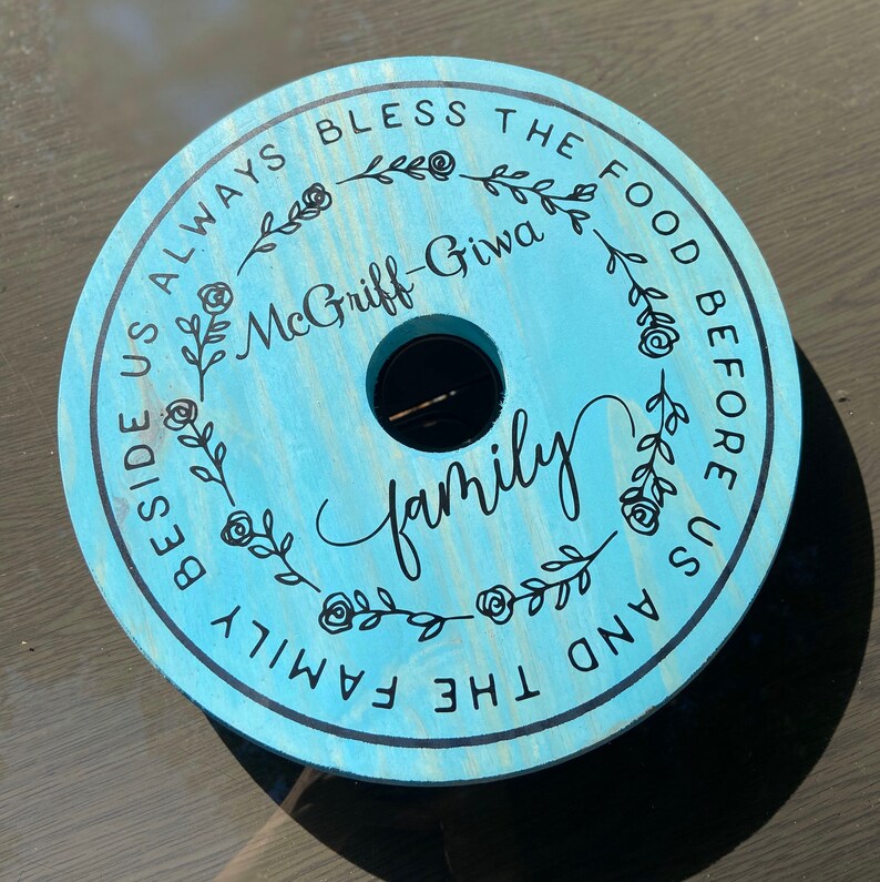 Lazy Susan for Patio Table With Umbrella Hole - Etsy