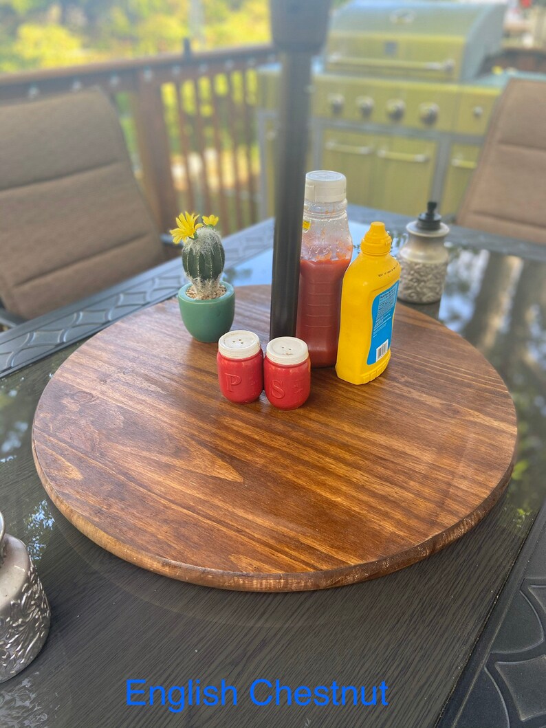 Lazy Susan Extra Large 24 Round Charcuterie Bread Board Giant Etsy