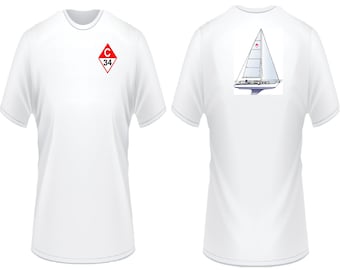 Catalina 34 Sailboat T-Shirt