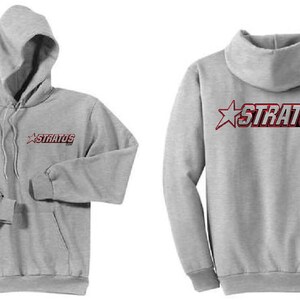 Stratos Boats Ash Grey Hoodie Sweatshirt