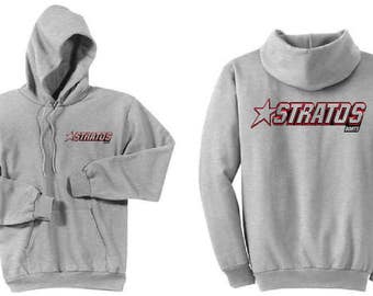 Stratos Boats Ash Grey Hoodie Sweatshirt