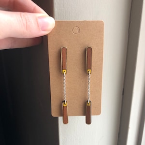Nunchuck Earrings, TMNT Earrings, Teenage Mutant Ninja Turtle Earrings