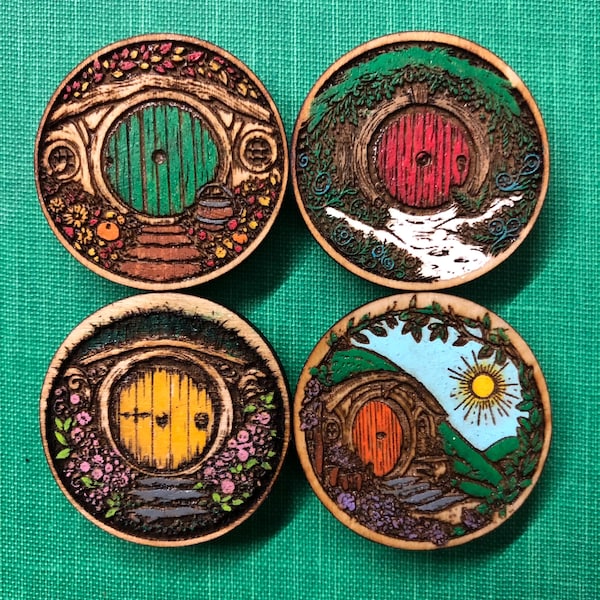 Imanes para puertas de El Hobbit, Imanes para casas de El Hobbit, Imanes de El Hobbit, Imanes de El Señor de los Anillos, Imanes de temporada para puertas de El Hobbit