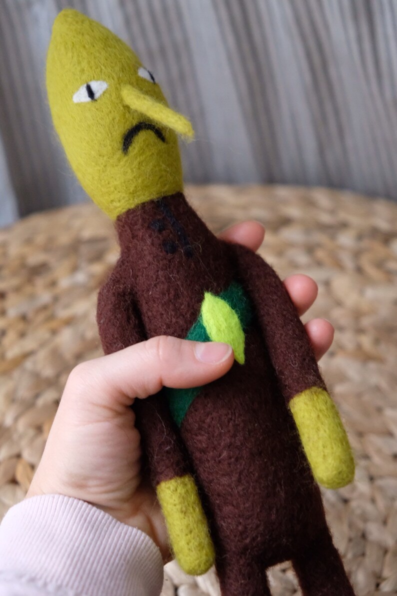 Lemongrab doll Lemongrab from Adventure time Etsy