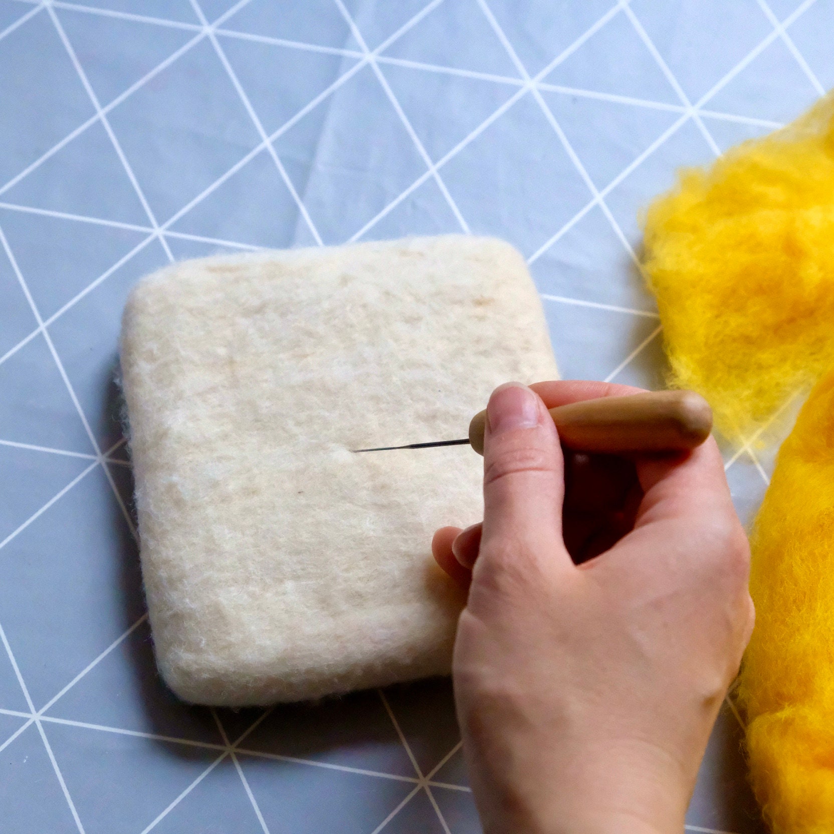 Wool Mat for Needle Felting Etsy