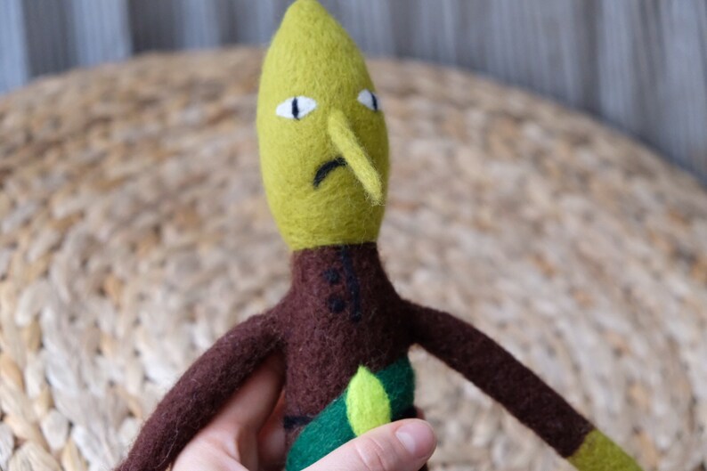 Lemongrab doll Lemongrab from Adventure time Etsy