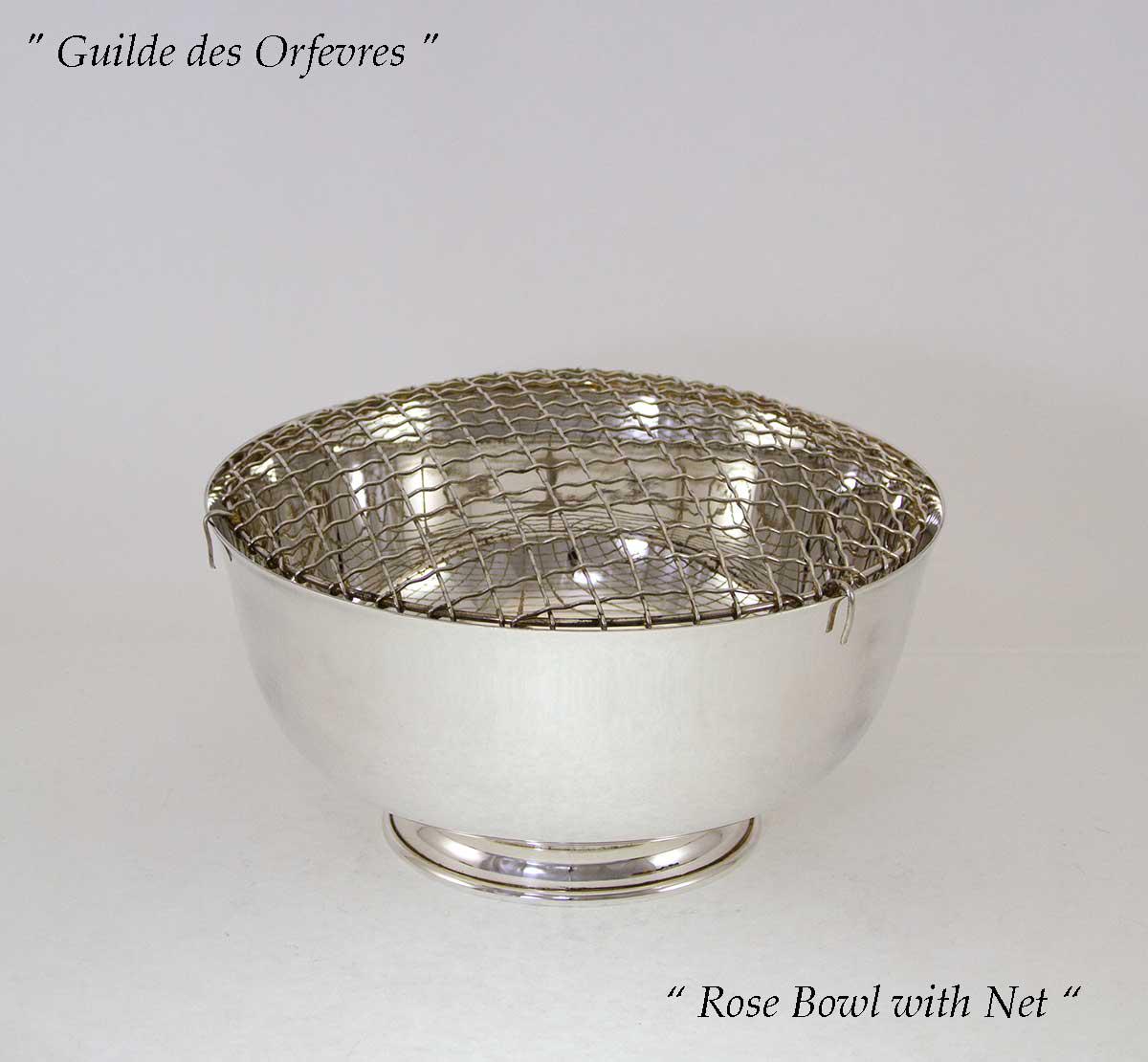 英国アンティーク　ローズボウル・フラワーボウル/ベース　シルバープレート　大 Silver rose bowl - Etsy 日本