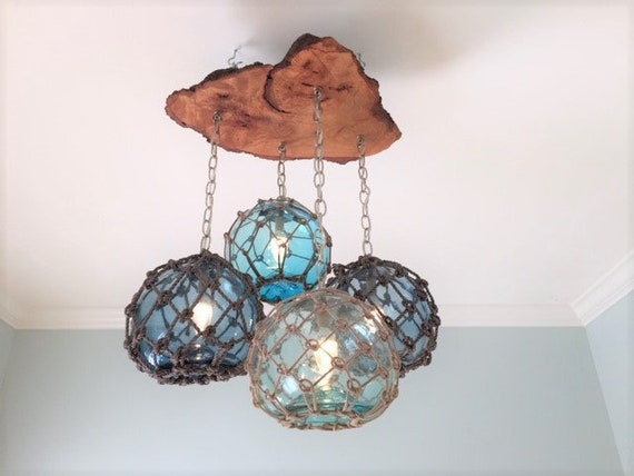 Fishing Float Light Fixture With 3 Glass Floats -  Canada