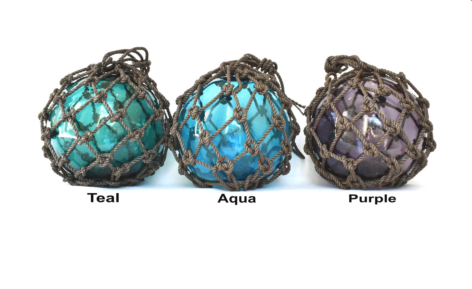 Custom Glass Fishing Float Light Fixture With 4 Floats Etsy