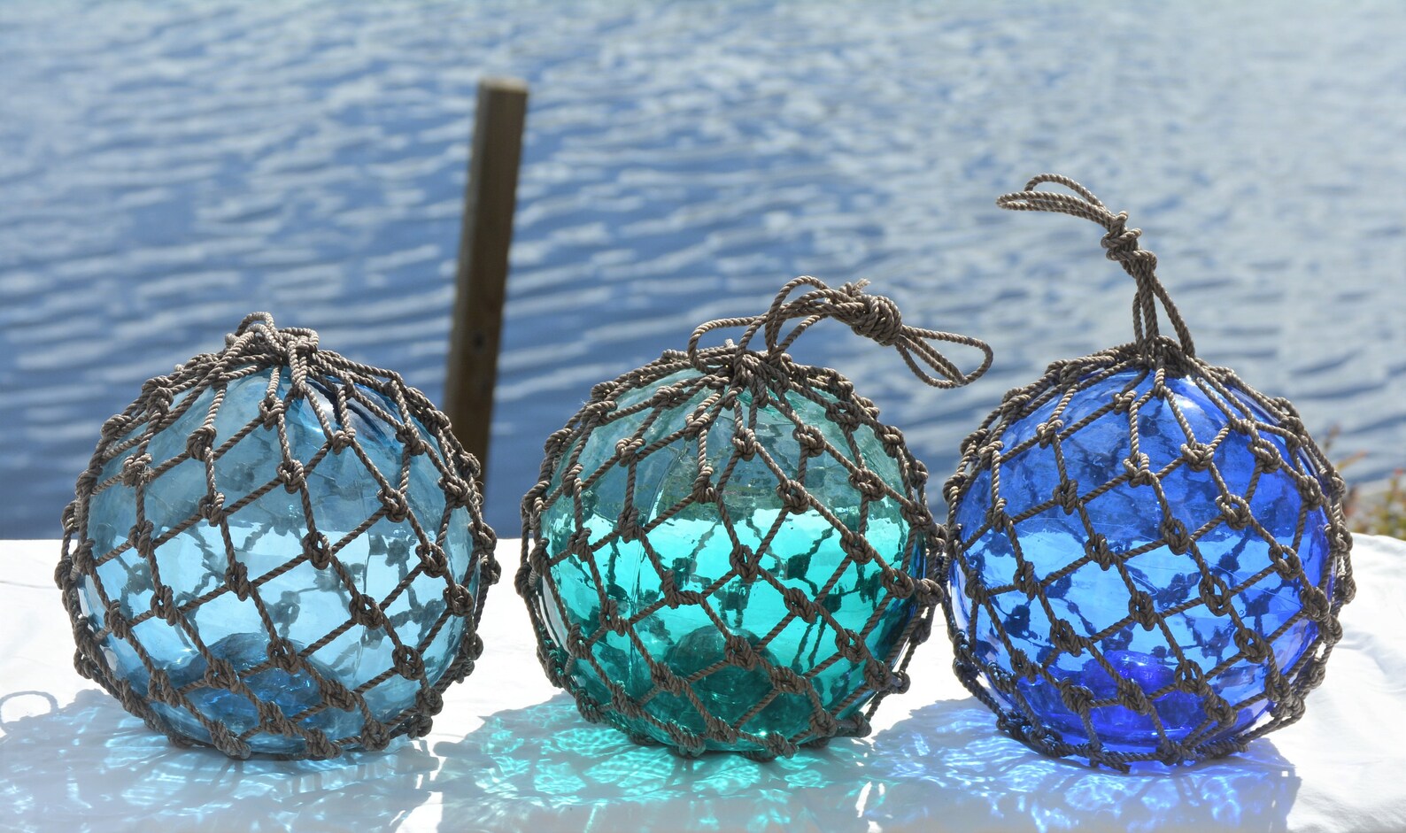 Large Glass Fishing Float Pendant Light Etsy