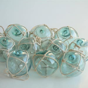 10 Vintage Japanese Glass Fishing Floats