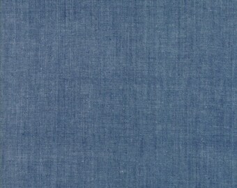 chambray crib sheet