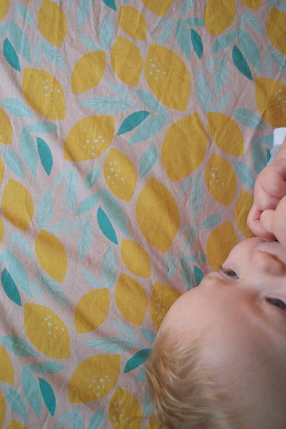lemon baby bedding
