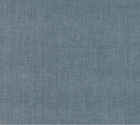 chambray crib sheet