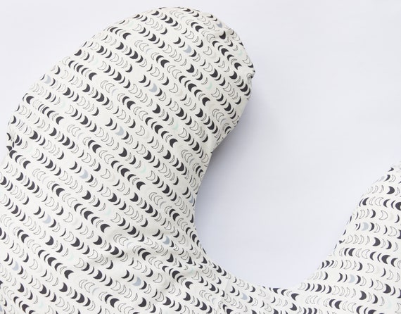 black and white boppy cover