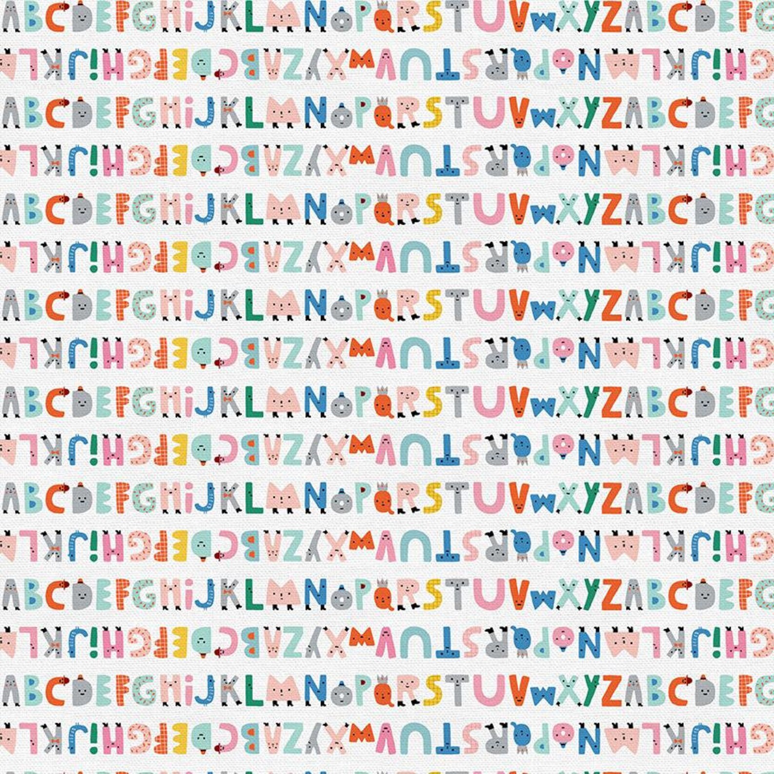 Rainbow Alphabet Baby Bedding Crib Sheet Toddler Bedding Etsy