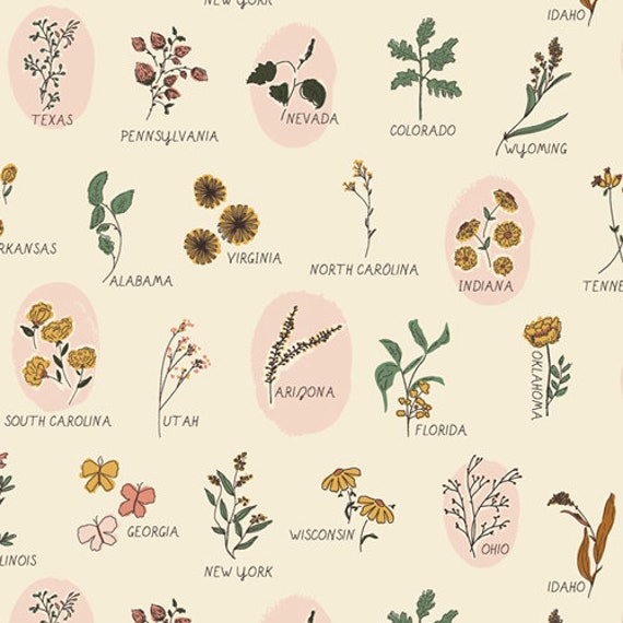 wildflower crib bedding