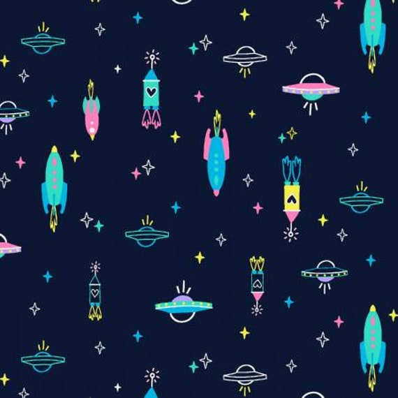 spaceship crib bedding