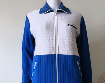 Vintage ADIDAS Track Jacket Classic Blue Small Logo Size S