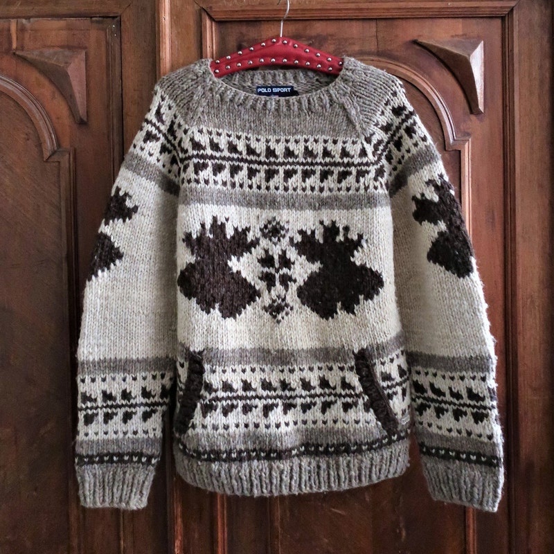 Cowichan Sweater Pattern Etsy