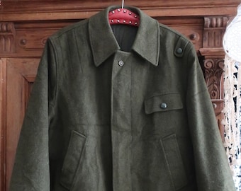 Austrian Vintage Pischl Loden Wool Jacket Short Coat With