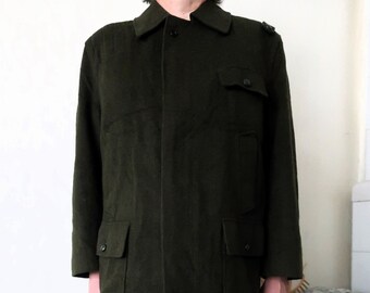 ジャケット・アウター PISCHL Wool Loden Coat Made in Australia Austrian Vintage Pischl Loden Wool Jacket Short Coat With