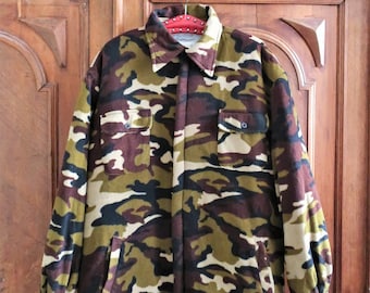Vintage Y2k Uniqlo Camouflage Hoodie Fleece Jacket - Etsy Australia