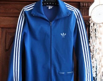 【レア】 70s adidas track jacket vintage Vintage 70s ADIDAS Jacket Vintage Retro Tracksuit Trainingsjacke