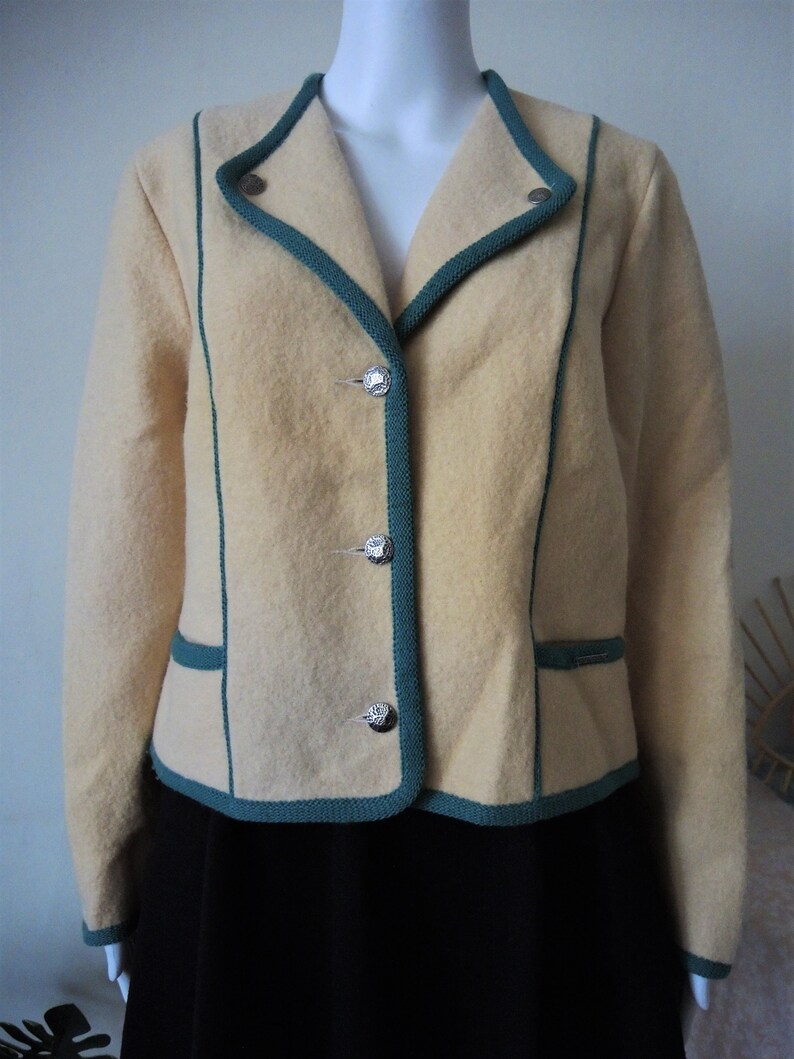 Vintage Geiger Tyrol Trachten loden wool jacket alpine country | Etsy