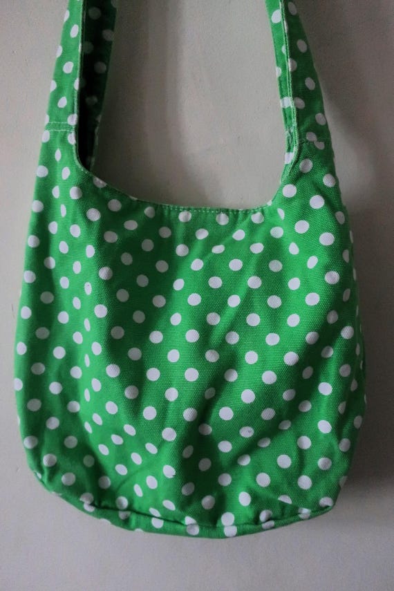 Vintage Marimekko Cotton Canvas Shoulder Bag Tote Purse