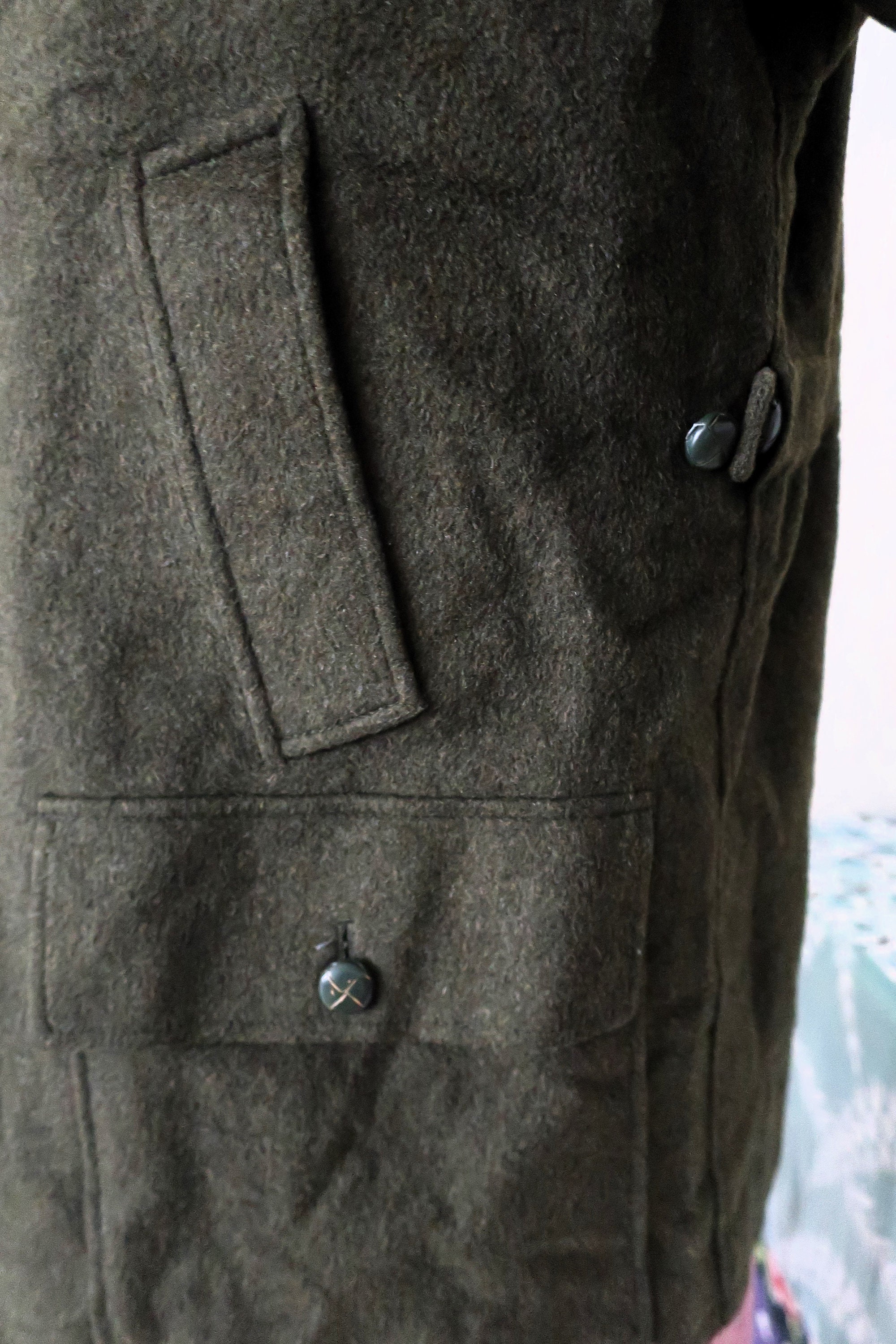 Austrian Vintage Pischl Loden Wool Jacket Short Coat With