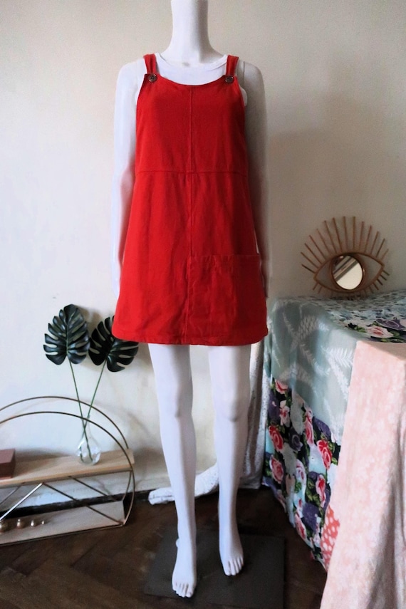 open lace back dress Robin Red Chunky Cord Dress