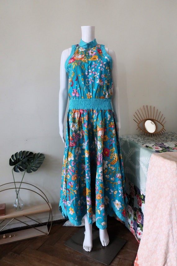 knee length dresses for ladies Marigold Lime Yellow Floral Drop Waist Maxi Dress – Leela Lane main image 1