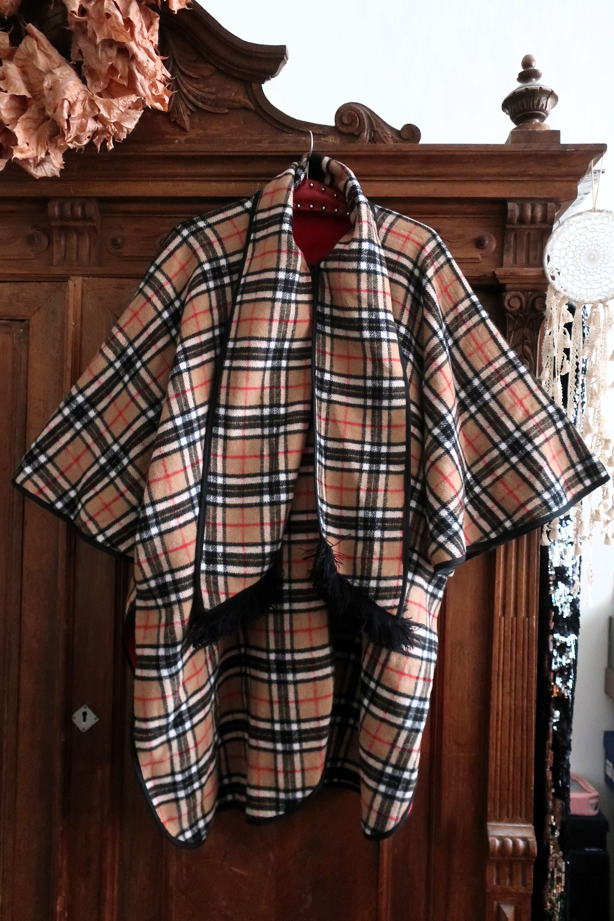Poncho burberry imitacion hot sale