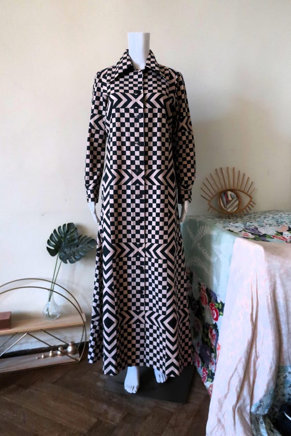 marimekko maxi dress Cotton Poplin Marimekko Maxi Ruffle Dress