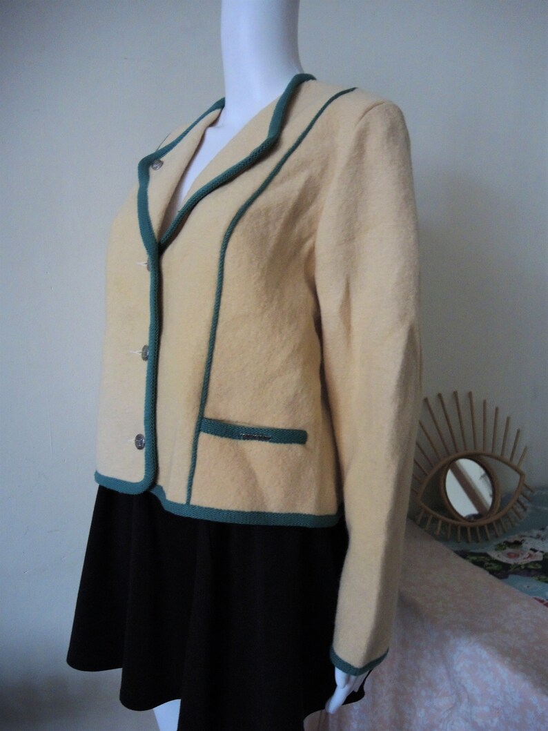 Vintage Geiger Tyrol Trachten loden wool jacket alpine country | Etsy