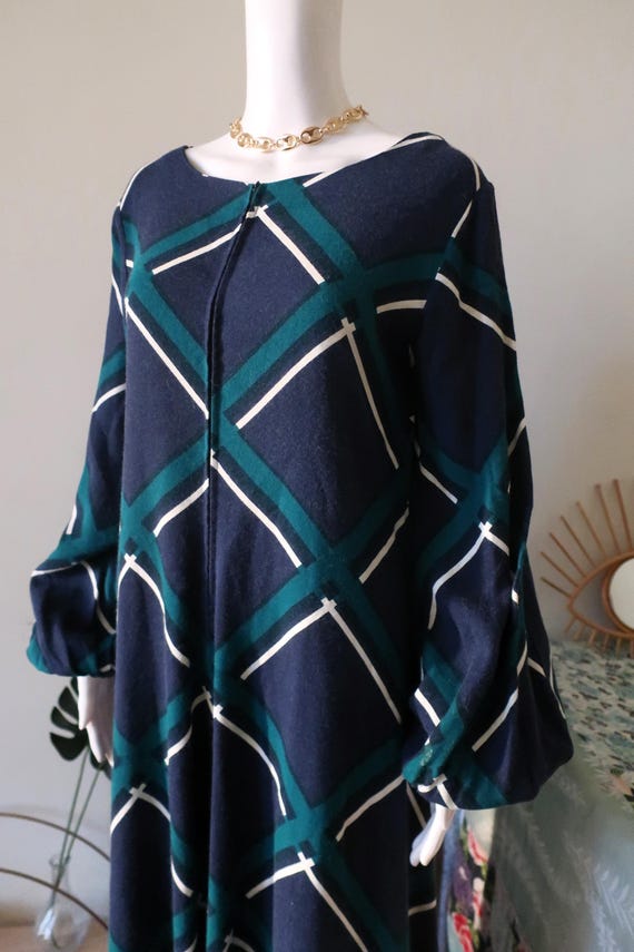 chinese dress ladies 1960s 1970s MARIMEKKO Polka Dot Jersey Maxi Dress main image 1